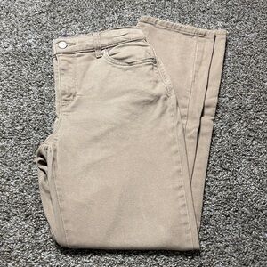 Gloria Vanderbilt Women's Straight Leg Jeans in Tan